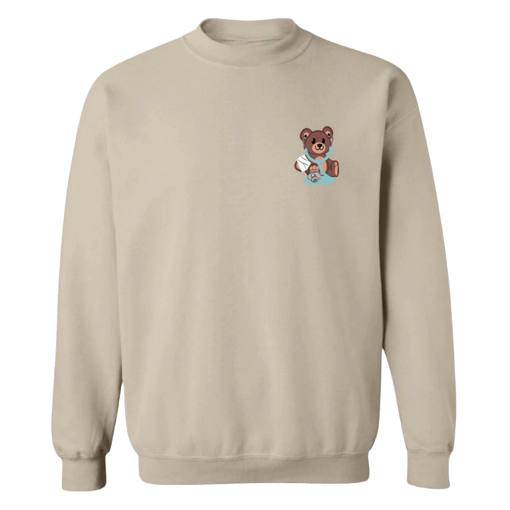 Medical Stuffed Bear Crewneck Sweater