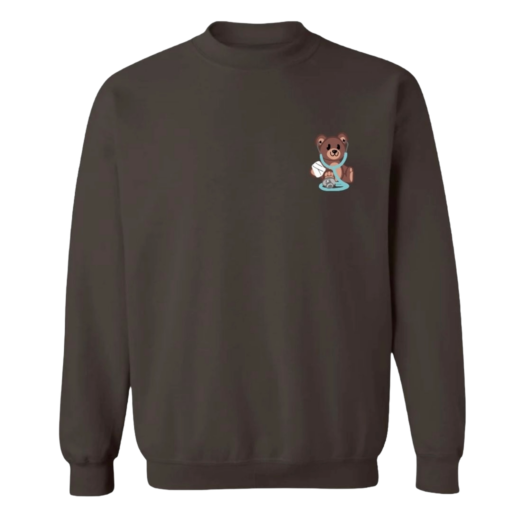 Medical Stuffed Bear Crewneck Sweater