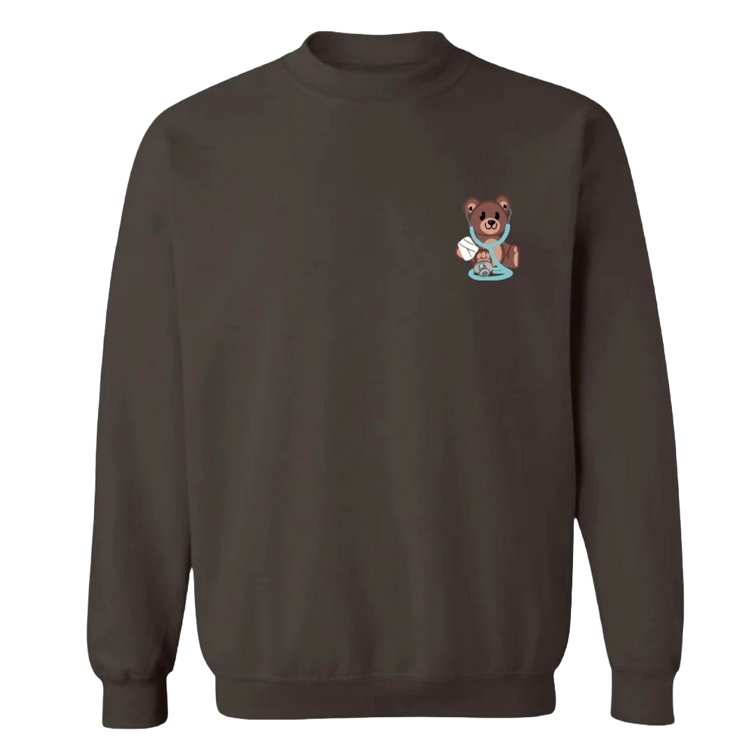 Medical Stuffed Bear Crewneck Sweater