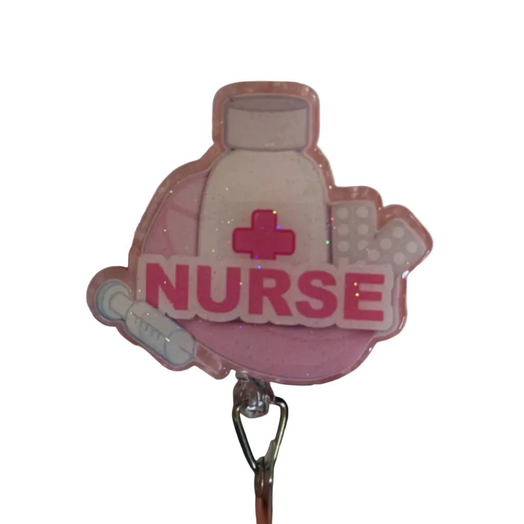 Baby Pink Nurse Era Badge Reels