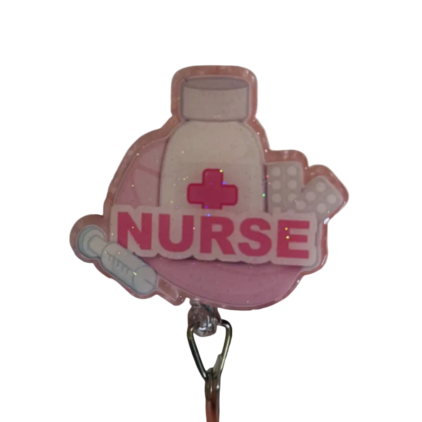 Baby Pink Nurse Era Badge Reels