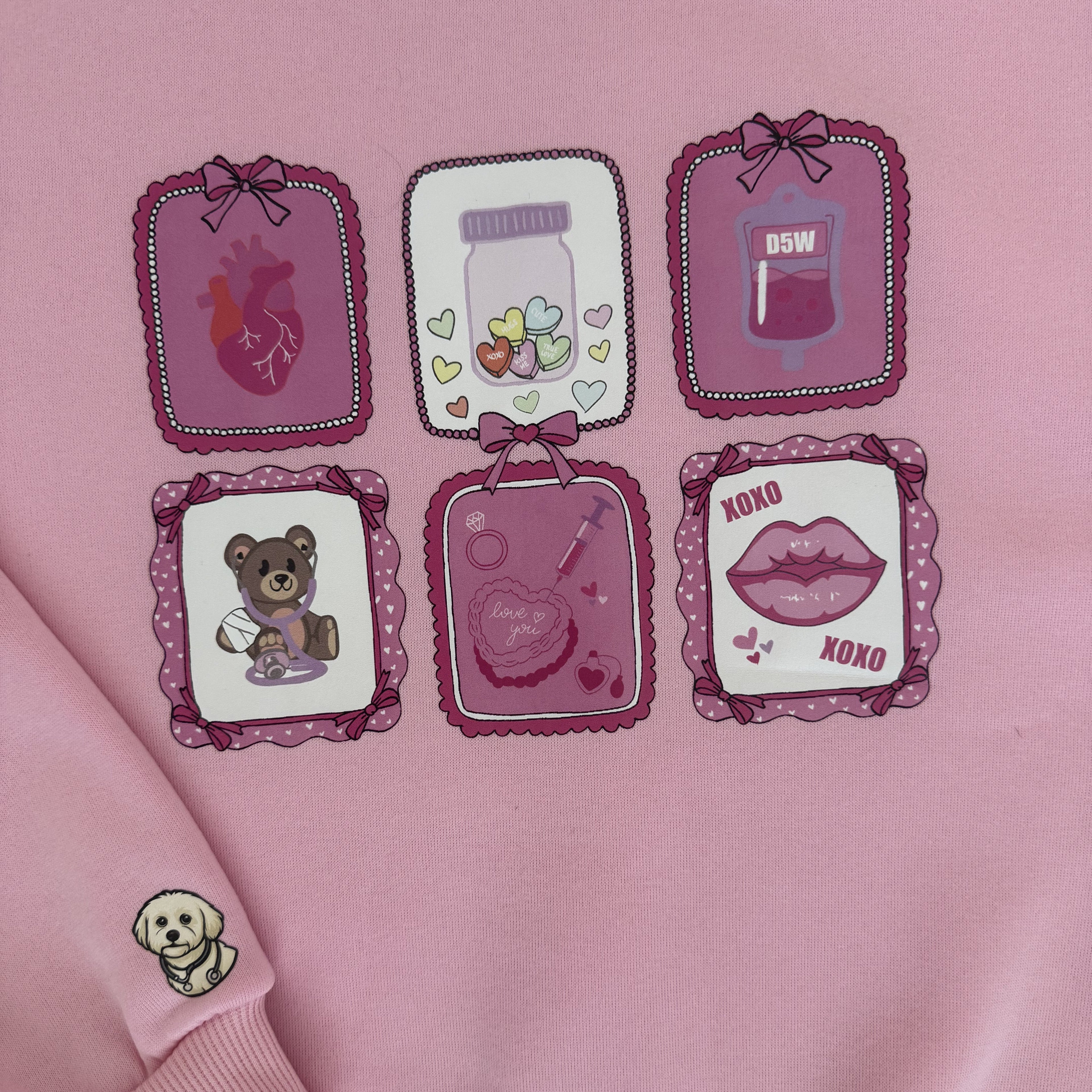 PREORDER Valentine Collage Crewneck Sweater