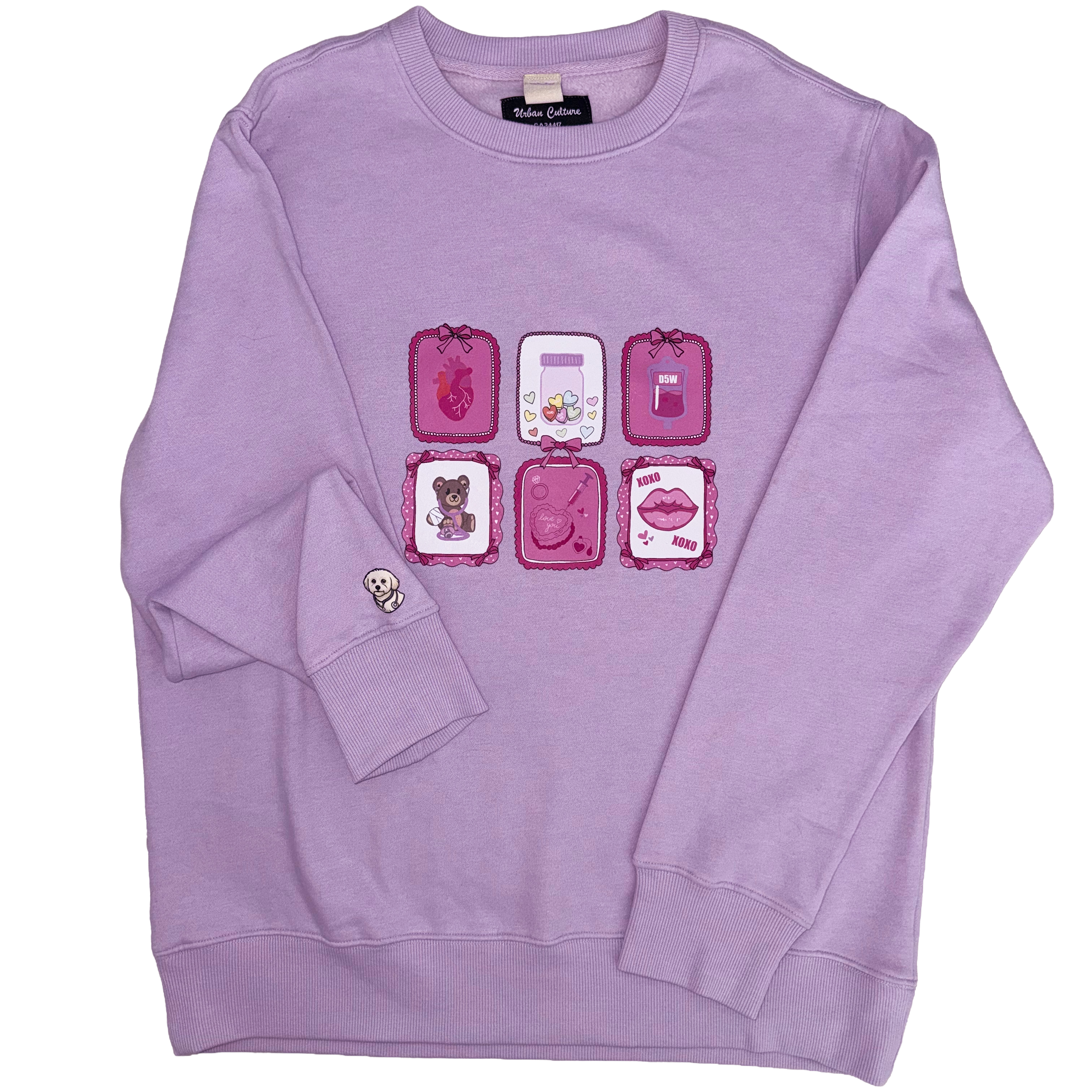 PREORDER Valentine Collage Crewneck Sweater